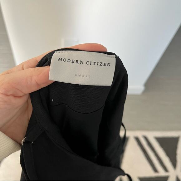 Modern Citizen Wide Leg Cropped Jumpsuit in Black Size S - Picture 3 of 4